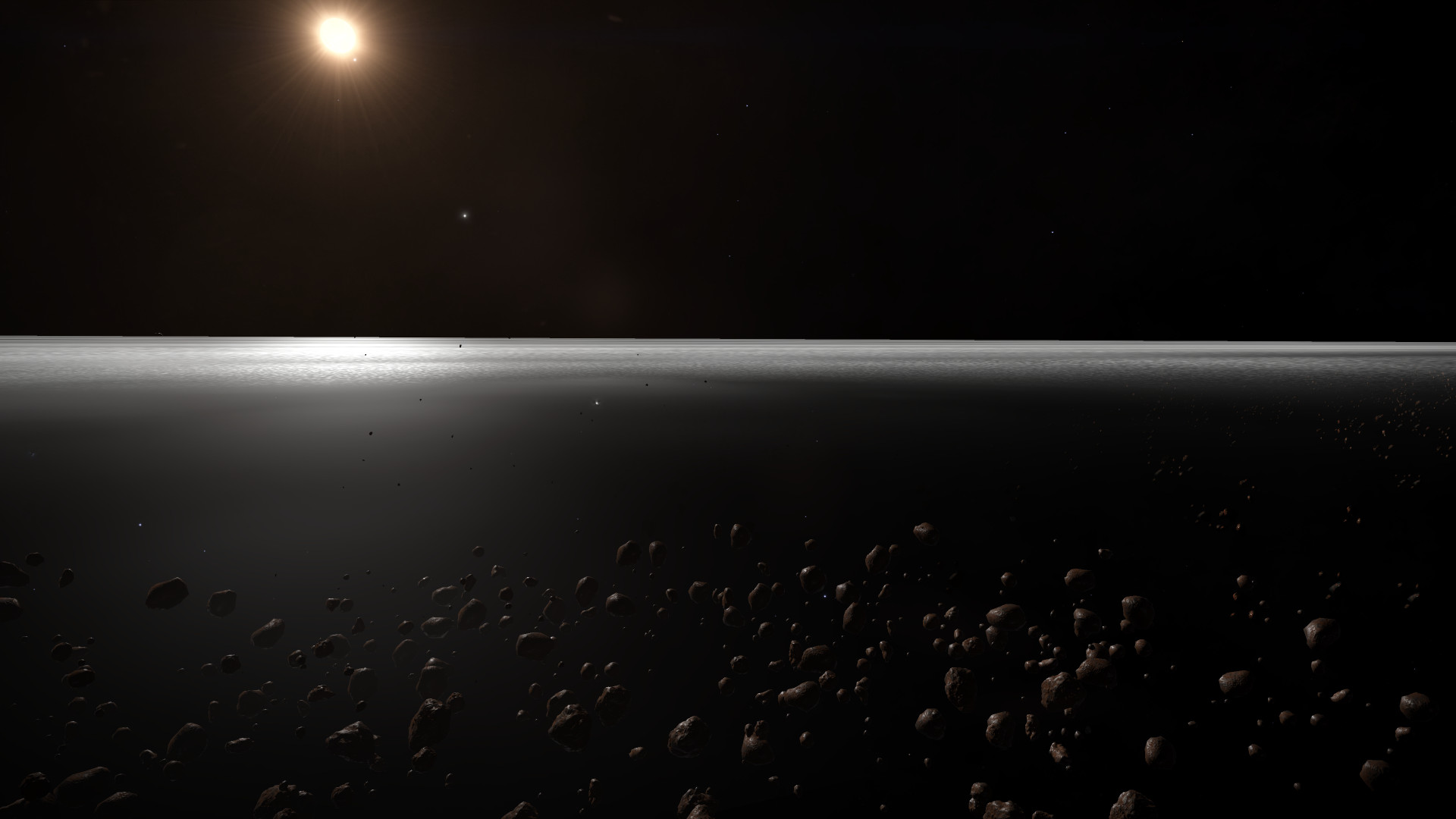 The outer ring of a Gas Giant