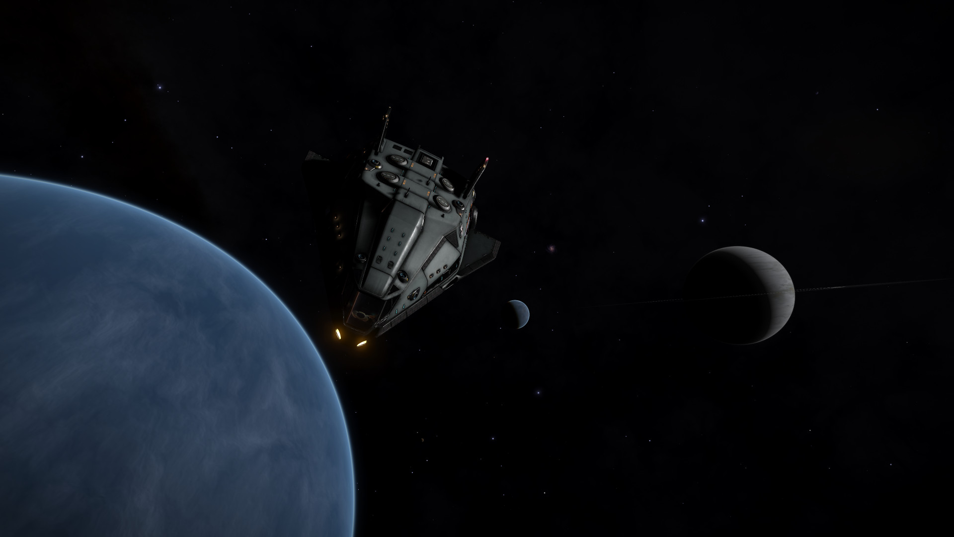 Water World and High-Metal Content World orbiting a Class II Gas Giant